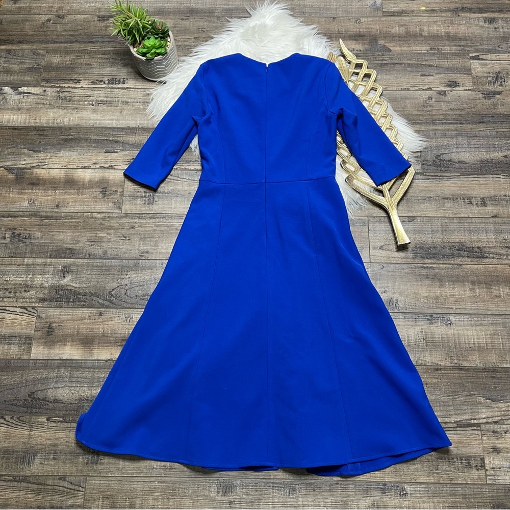 Worth New York Black Fit Flare Dress